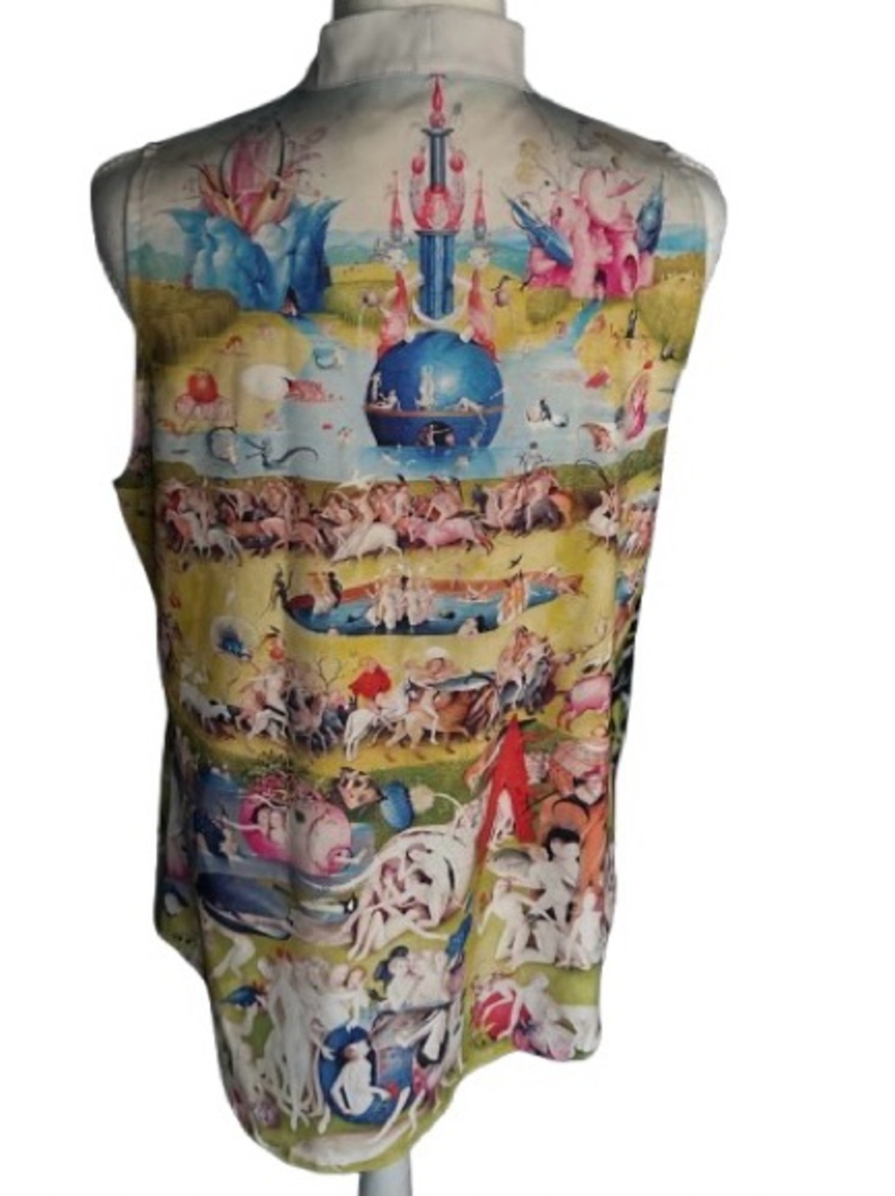 INCREDIBLE The Garden of Earthly Delights Blackmilk Top Art Boho Avant- Garde - Picture 7 of 16